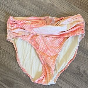 CALIA by Carrie Underwood Pink and White Bikini Bottom